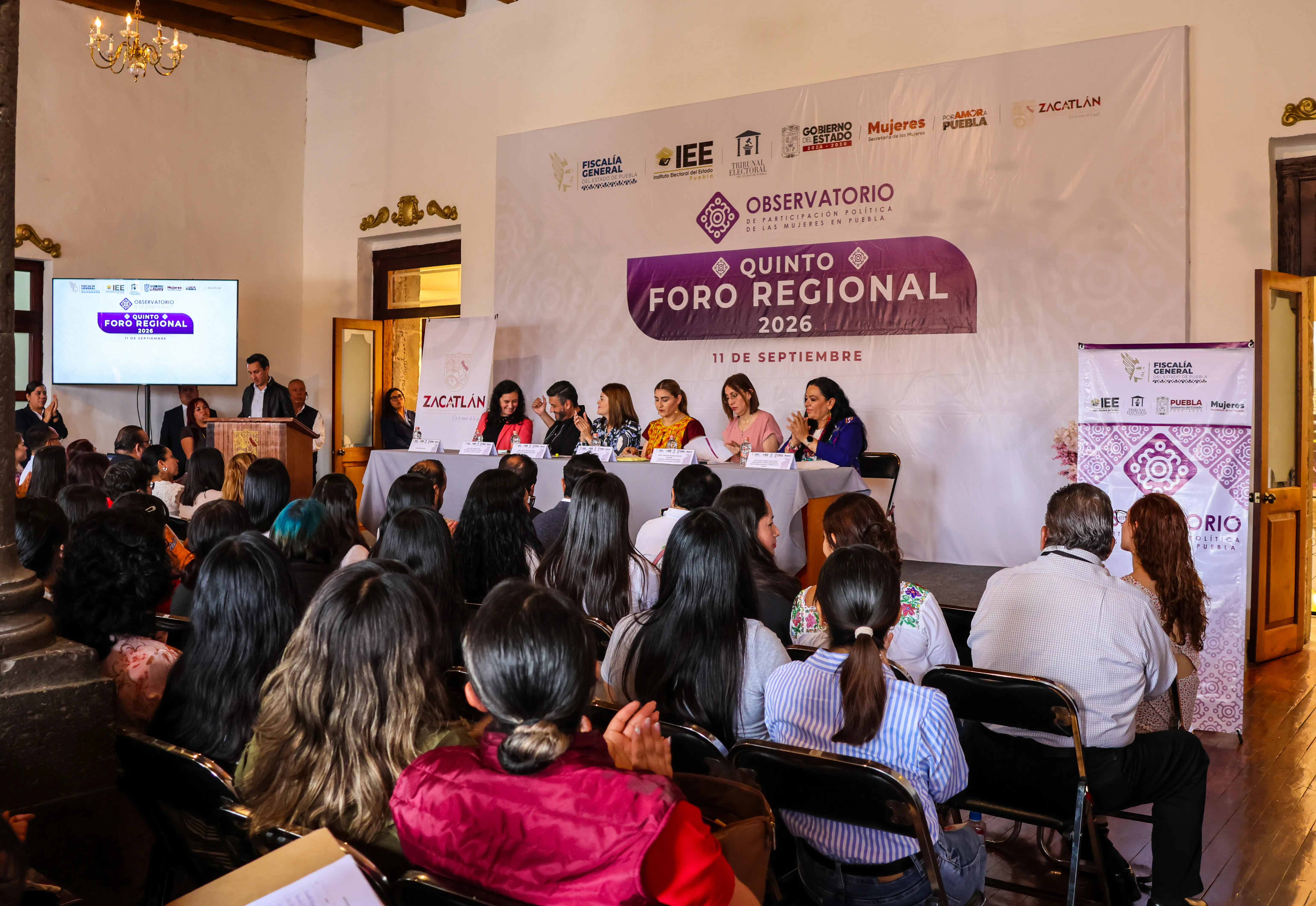 1. Observatorio de Participación Política de las mujeres en Puebla, Quinto Foro Regional, Zacatlán